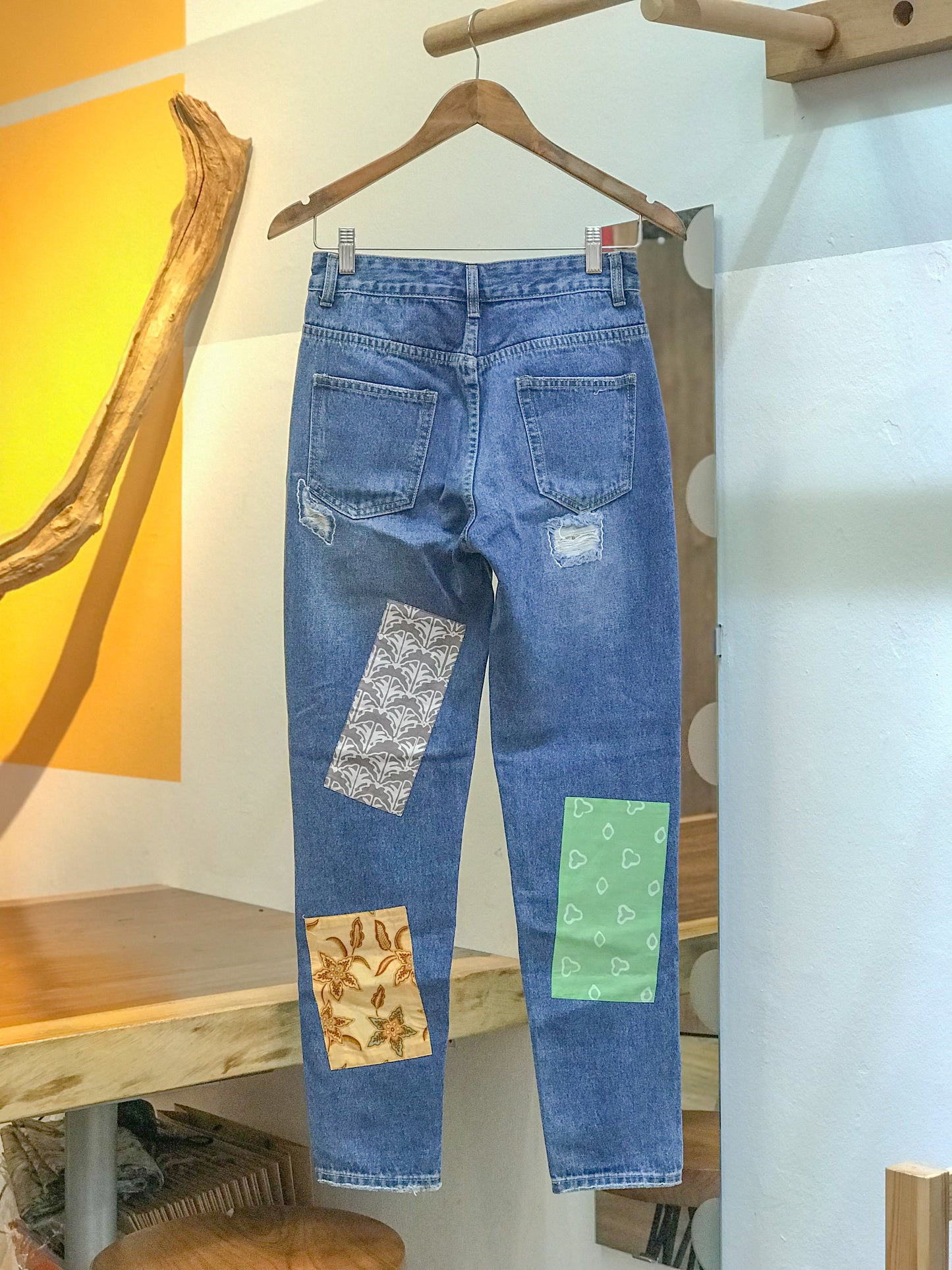 Batik Patch Jeans (Men's Fit): M03