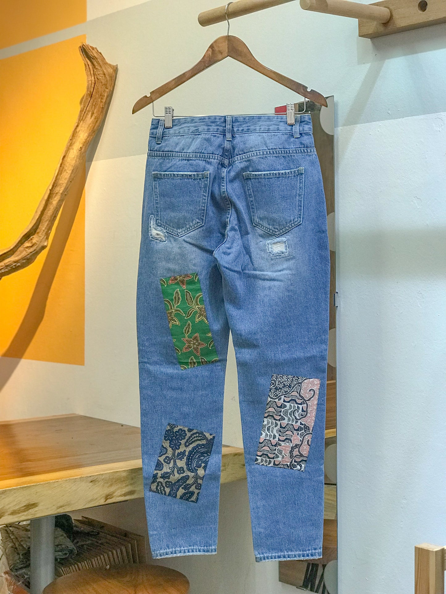 Batik Patch Jeans (Men's Fit): M04