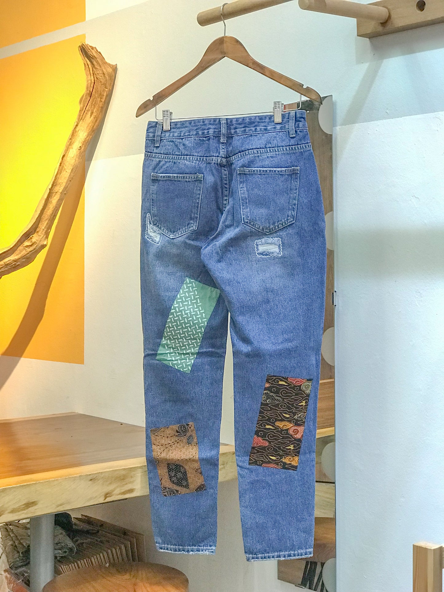 Batik Patch Jeans (Women's Fit): W10