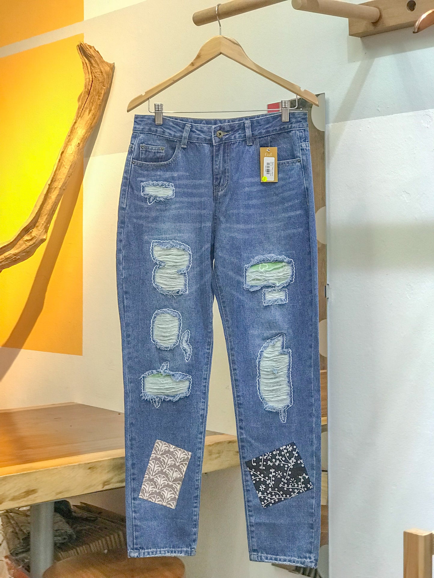Batik Patch Jeans (Women's Fit): W17