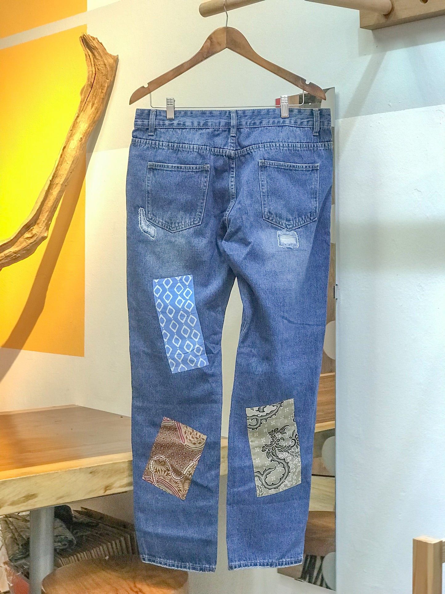 Batik Patch Jeans (Men's Fit): M15