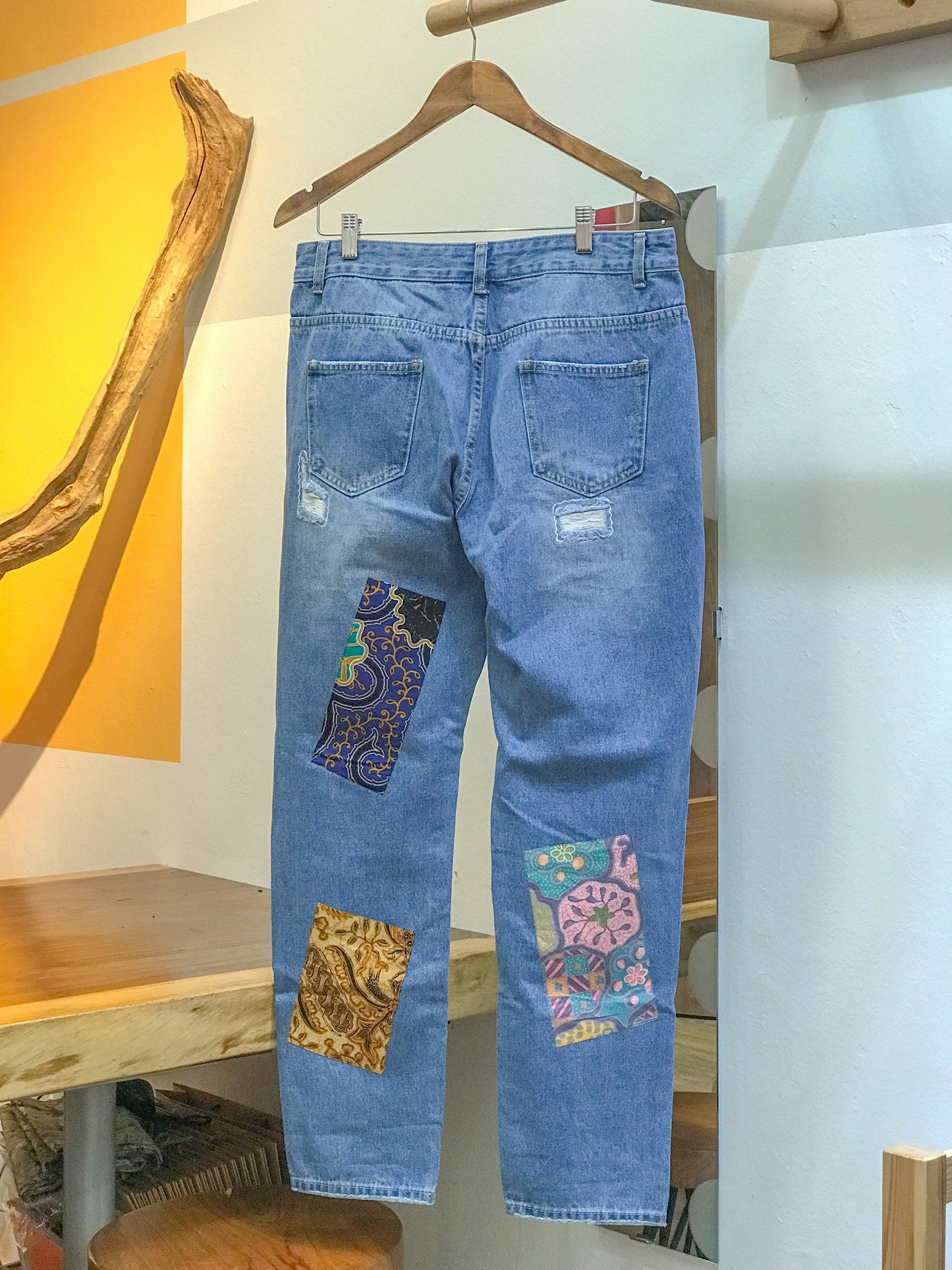 Batik Patch Jeans (Women's Fit): W19
