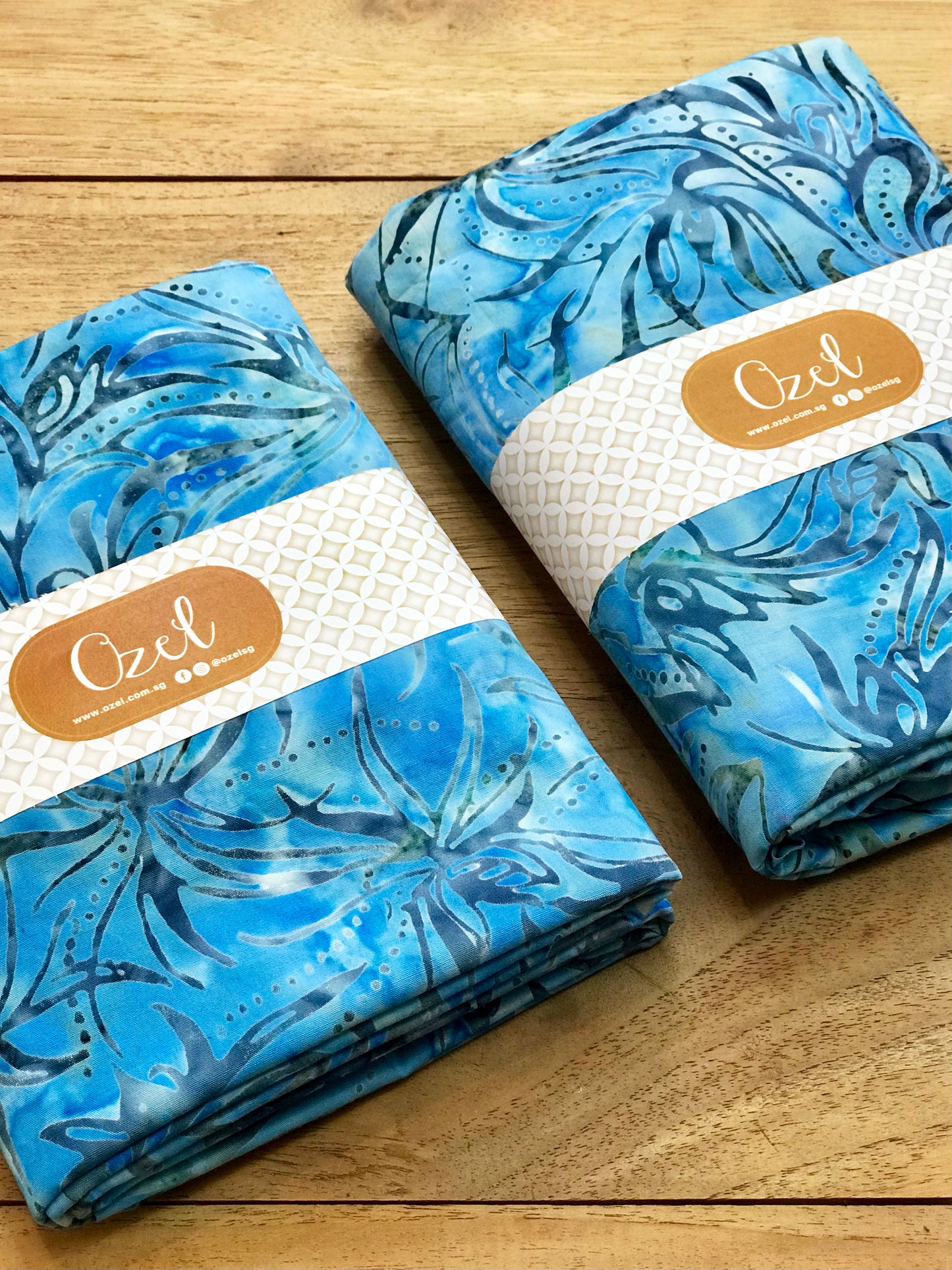 Batik Cap (Handstamped) - Ocean