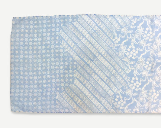 Batik Shawl: Blue Mist