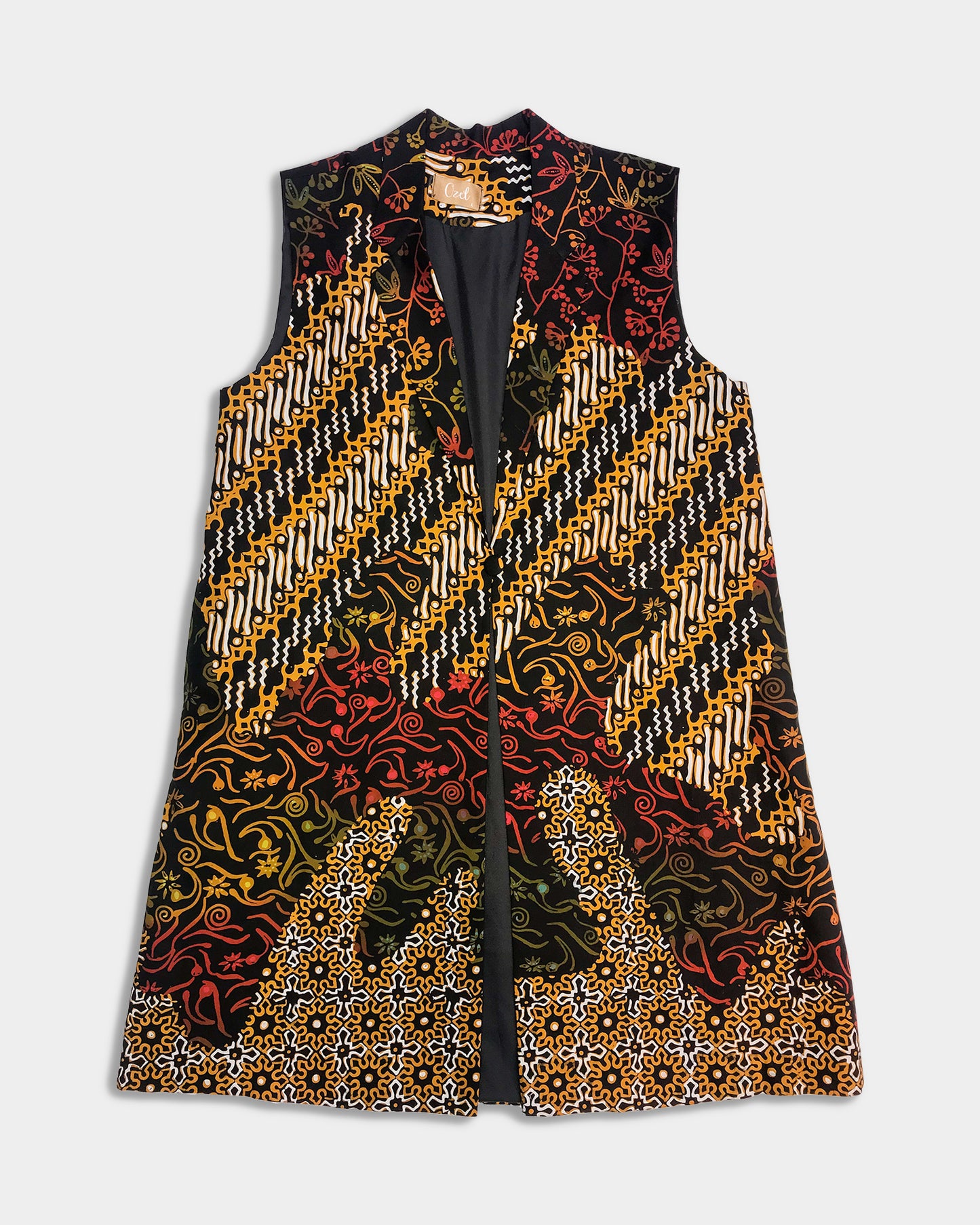 Sleeveless Peacoat: Gilded