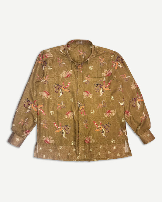 Men Smart Batik: Golden Hour Long Sleeve