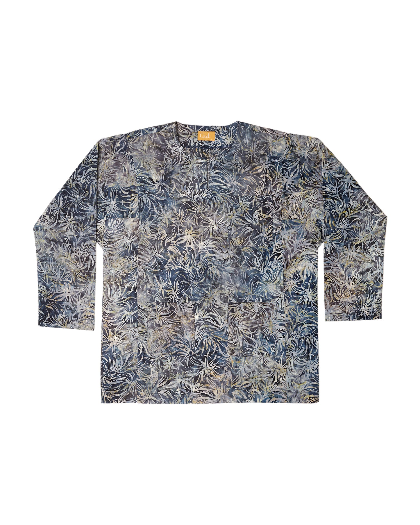 Men: Flowerdot Top (Navy)