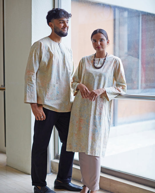 Women: Pastel Petals Kurung