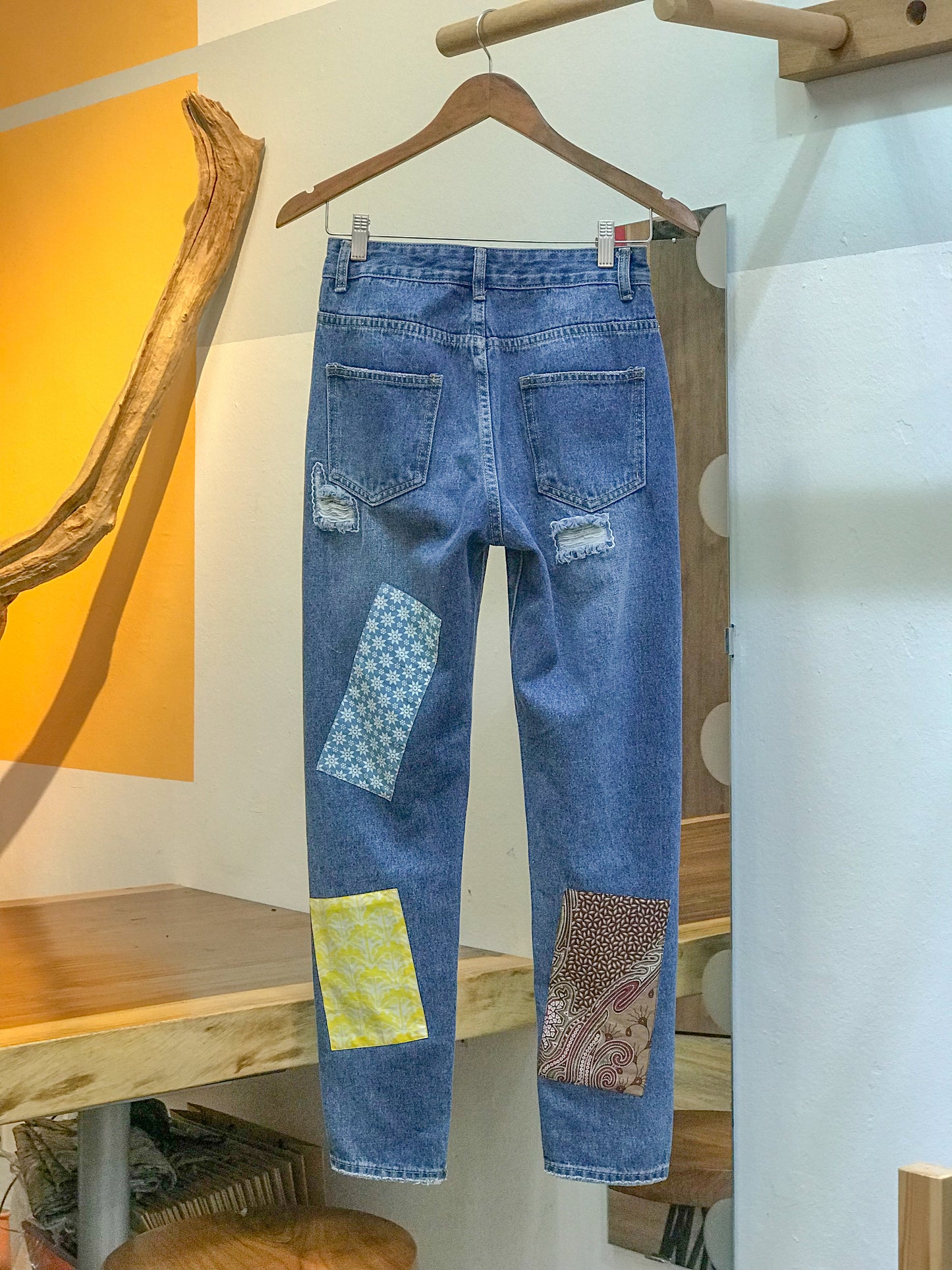 Batik Patch Jeans (Men's Fit): M01