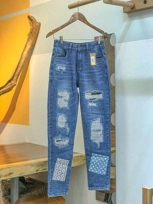 Batik Patch Jeans (Men's Fit): M03