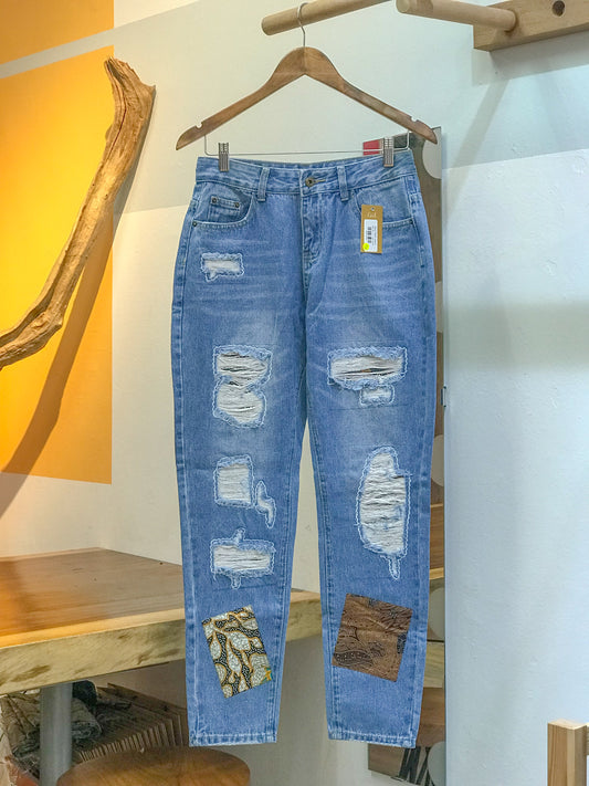 Batik Patch Jeans (Men's Fit): M04