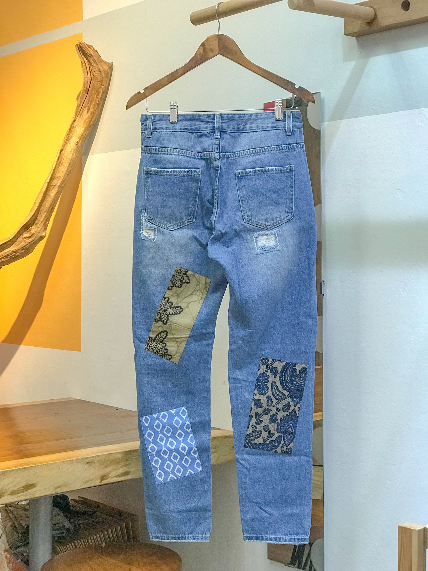 Batik Patch Jeans (Women's Fit): W11