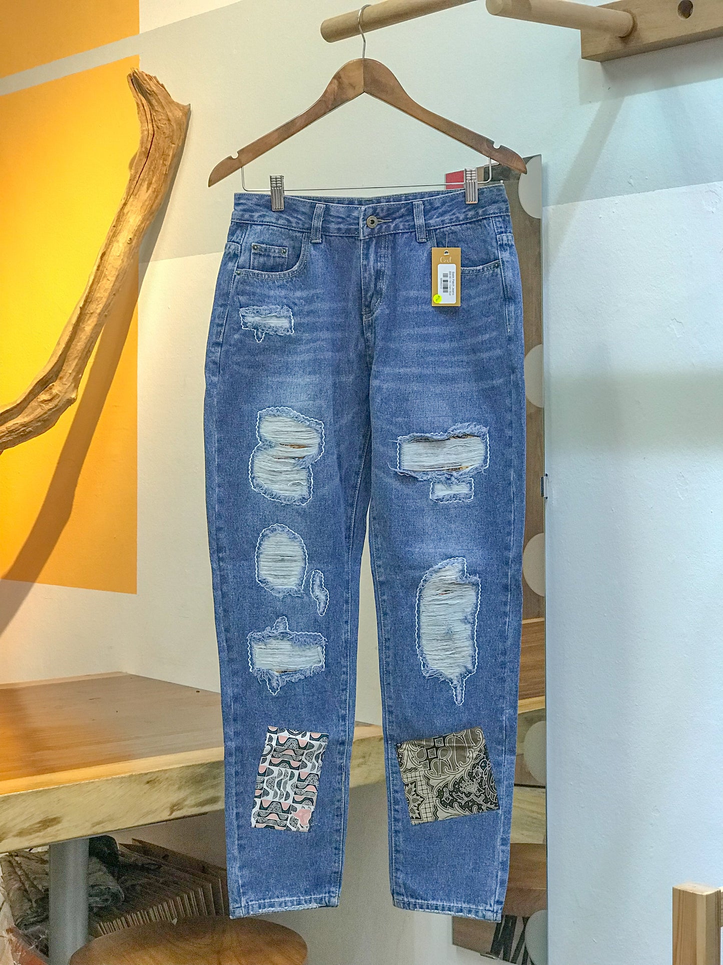 Batik Patch Jeans (Women's Fit): W10