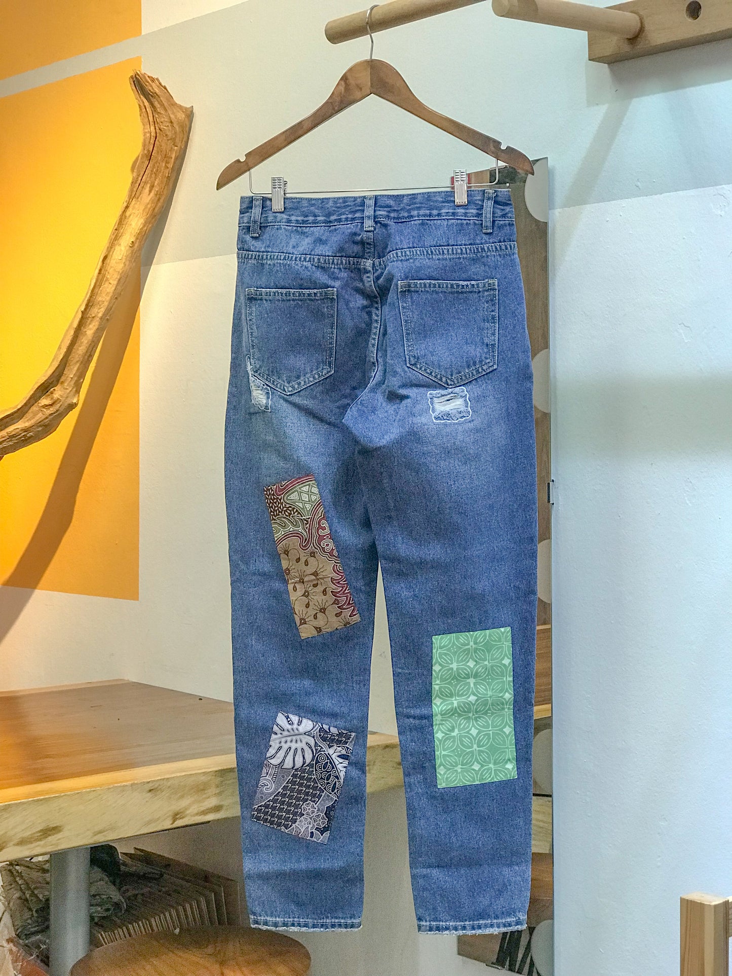 Batik Patch Jeans (Women's Fit): W12