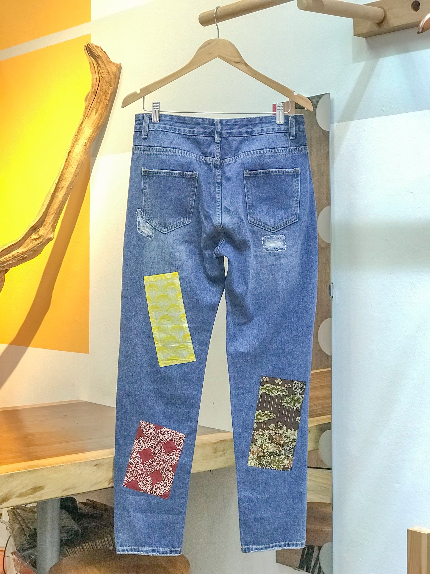 Batik Patch Jeans (Women's Fit): W17