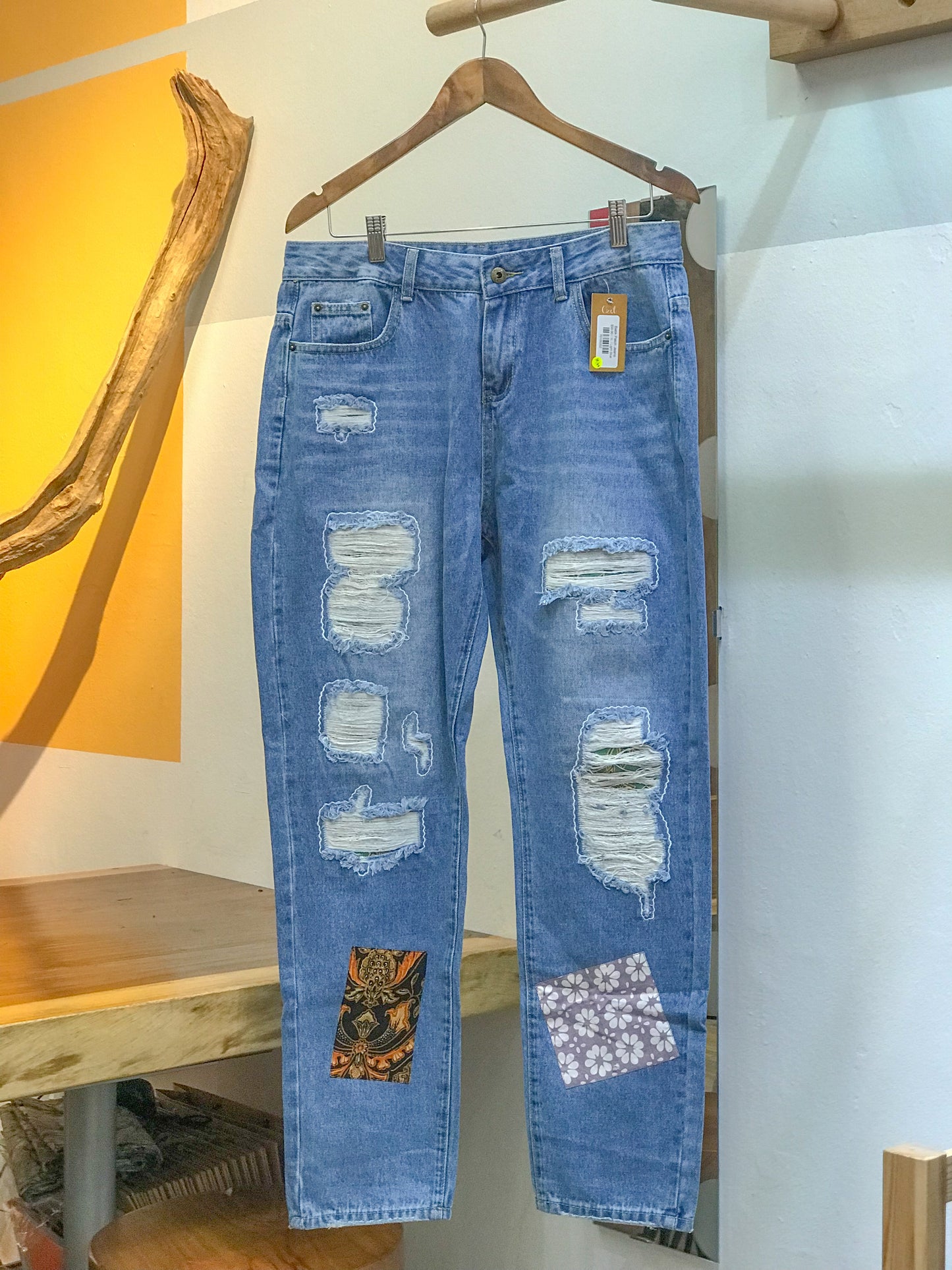 Batik Patch Jeans (Women's Fit): W19