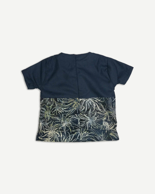 Male: Cat Kurung in Navy