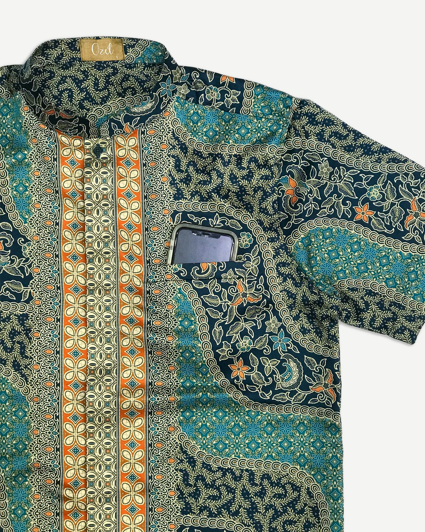 Men: Blue Wave Smart Batik | One & Only Collection