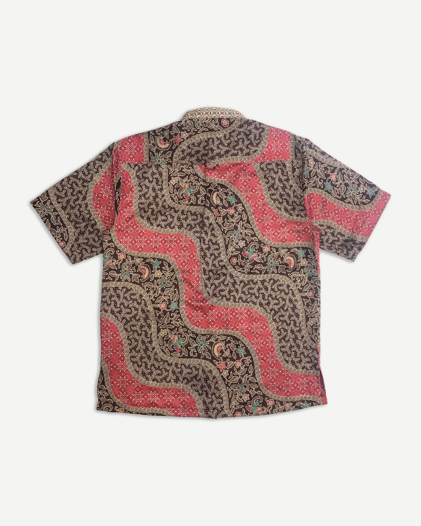 Men: Crimson Wave Smart Batik | One & Only Collection