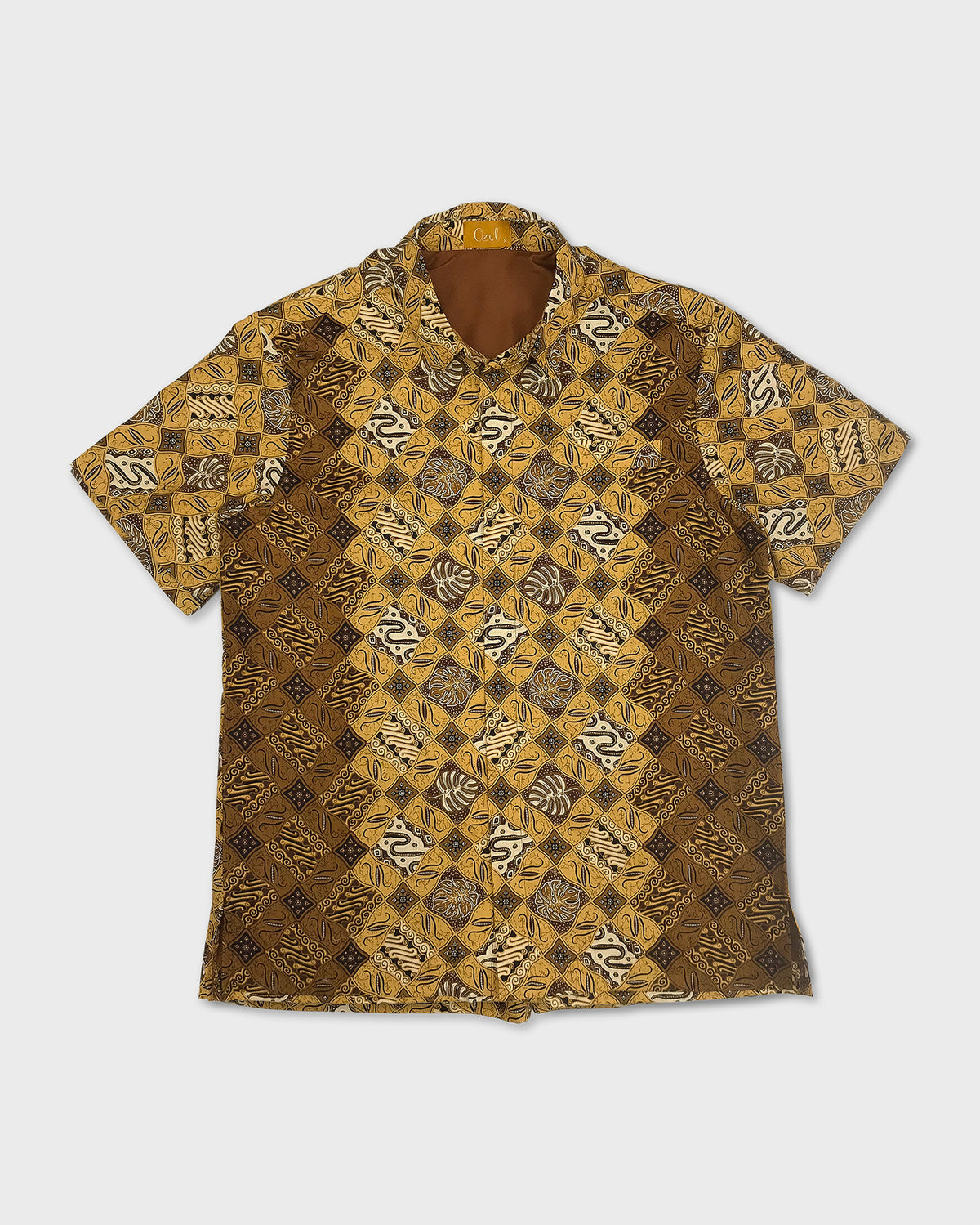 Men's Smart Batik: Mosaic Amber