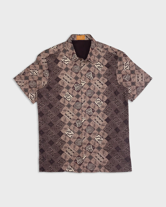 Men's Smart Batik: Mosaic Mauve