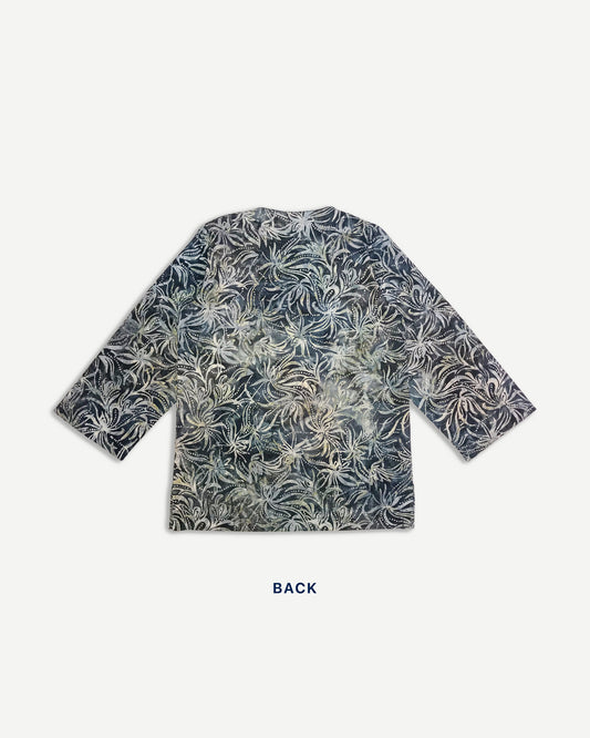 Boys: Flowerdot Top (Navy)