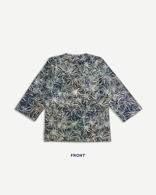 Boys: Flowerdot Top (Navy)